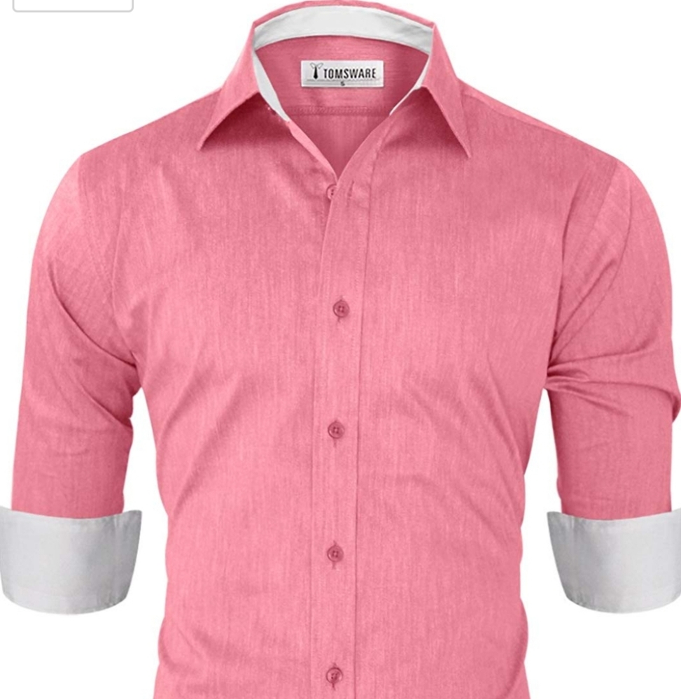 NWT-Mens Tom's Ware Slim Fit 3/4 Sleeve Shirt